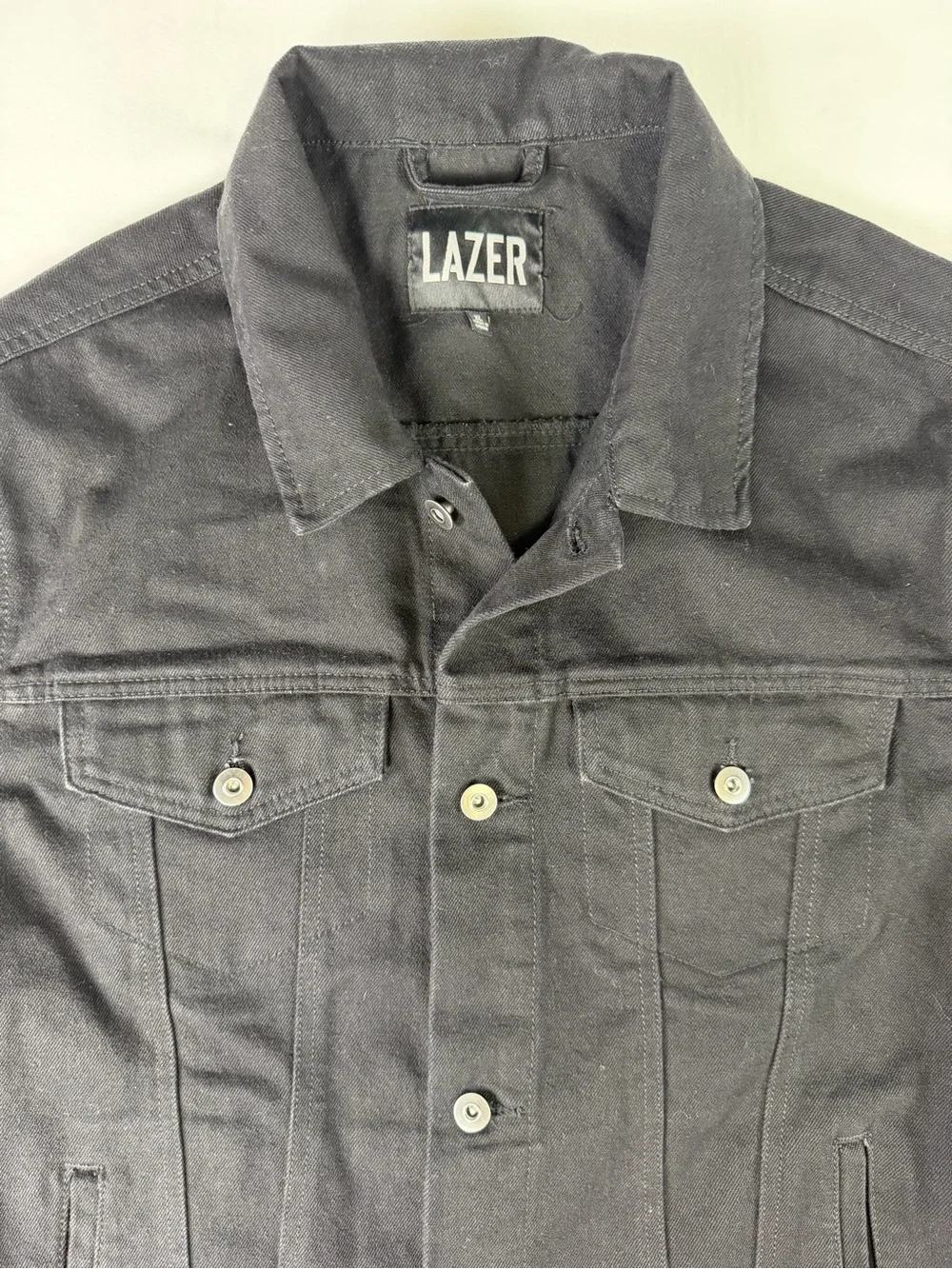 Lazer black denim